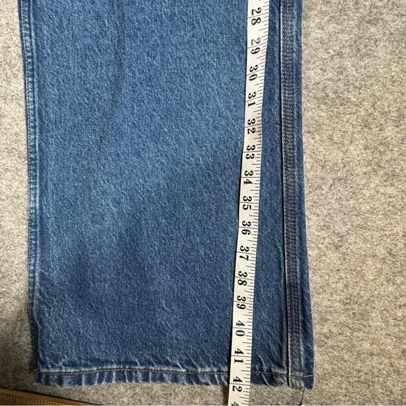 Reformation Diego Mid Rise Baggy Utility Carpenters Jeans Size 29 Revolve Anthro - Picture 11 of 16